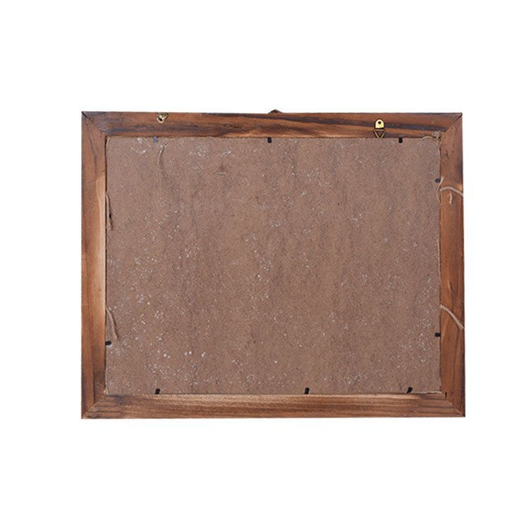 Bamboo Multiple Photo Frame with Straw String and Latch