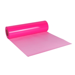 Eco Pu Neon Pembe Tekstil Folyosu - 50cmx1Metre - 1