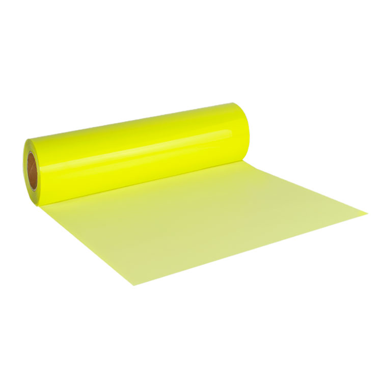 Eco Pu Neon Sarı Tekstil Folyosu - 50cmx1Metre