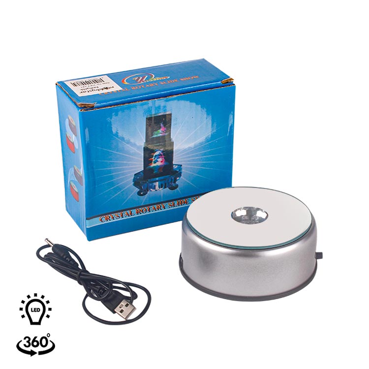 Led Işıklı Dönen Stand - 10,5cm