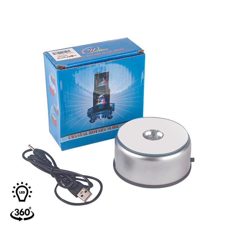 Led Işıklı Dönen Stand - 8cm