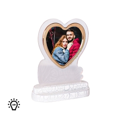 LED Işıklı Mıknatıslı Love Çerçeve - Thumbnail