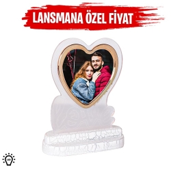 LED Işıklı Mıknatıslı Love Çerçeve - Thumbnail