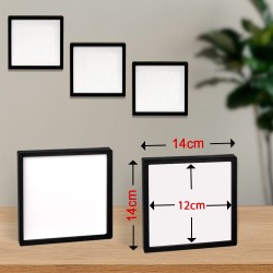 Yapışkanlı Sök Tak Pola Çerçeveler 12x12cm - 3'lü Paket - Thumbnail